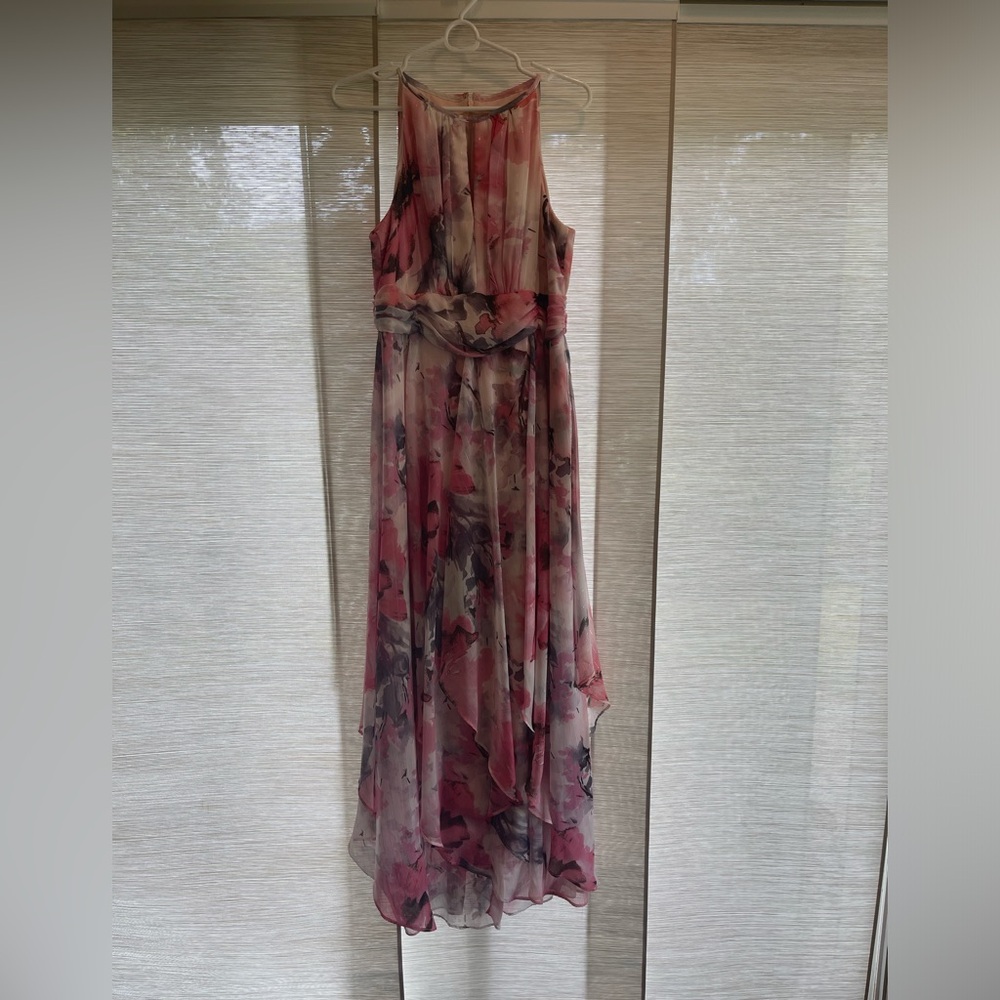 R&M Richards Floral Halter Dress